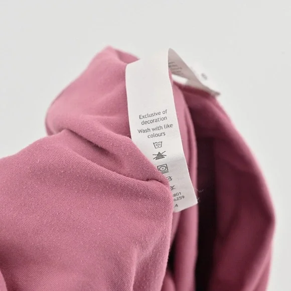 Lululemon Womens Align Crop 21" Leggings‎ Size 8 Pink Stretch Athletic Logo - Picture 7 of 11